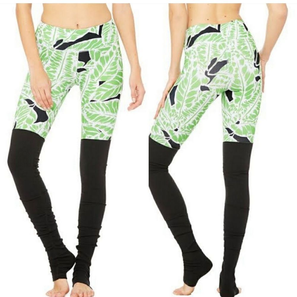 Alo Palm Springs Glowstick Black Goddess Legging Size XS